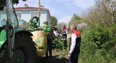 Üreticilere 620 litre hümik asit dağıtıldı