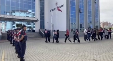 Yakalanan 10 şüpheliden 6'sı tutuklandı