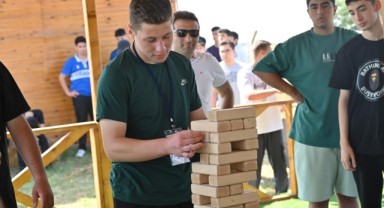 Kamp yapan öğrenciler spor etkinliklerine katıldı