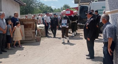 Kıbrıs Gazisi son yolculuğuna uğurlandı