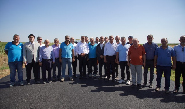 Köy yollarına otoyol kalitesinde sıcak asfalt
