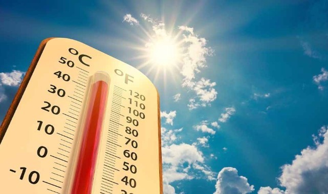Parçalı bulutlu ve sıcak hava hakim