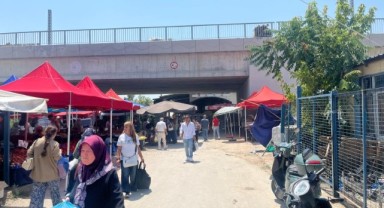Sıcak havalara rağmen pazara ilgi