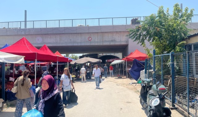 Sıcak havalara rağmen pazara ilgi