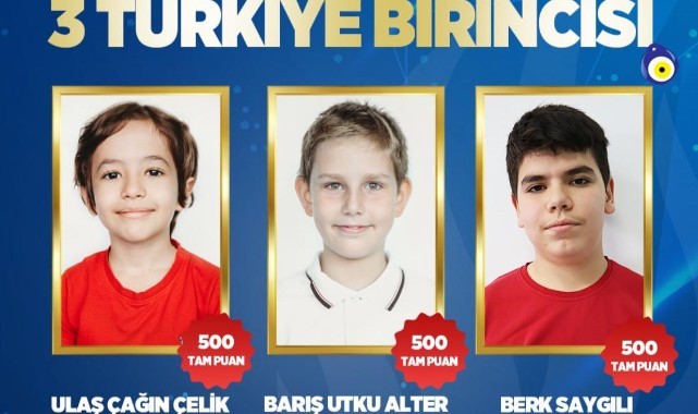 TED’li öğrencilerden gurur tablosu