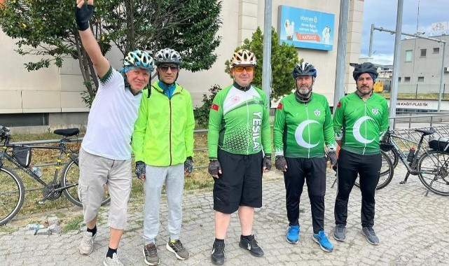 Üyüklütatar güzergâhına pedal çevirdiler