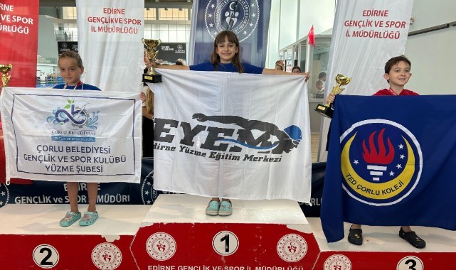Yüzme şenliğinde Edirne birinci oldu