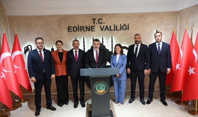 Bakan Tekin Edirne’de