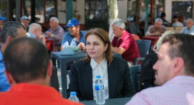 Belgin İba, yangında zarar gören köyleri ziyaret etti