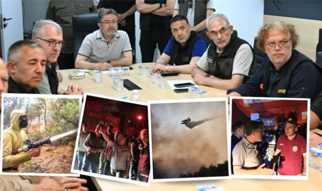 Ekipler, 54 yangınla mücadele etti