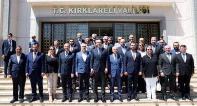 Enerji ve Tabii Kaynaklar Bakanı Bayraktar, Kırklareli Valiliğini ziyaret etti