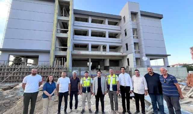 Genel Sekreter Ciğerci Keşan İlçe Emniyet Müdürlüğü binasında incelemede bulundu