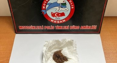 Keşan’da uyuşturucu ele geçirildi