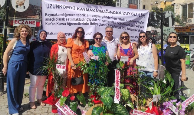 Tebrik çiçeklerini eğitimde kullanılması amacıyla satışa çıkardı
