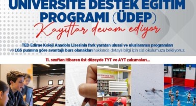 TED’li öğrencilere özel YKS destek programı