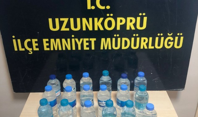 11 litre sahte içki ele geçirildi