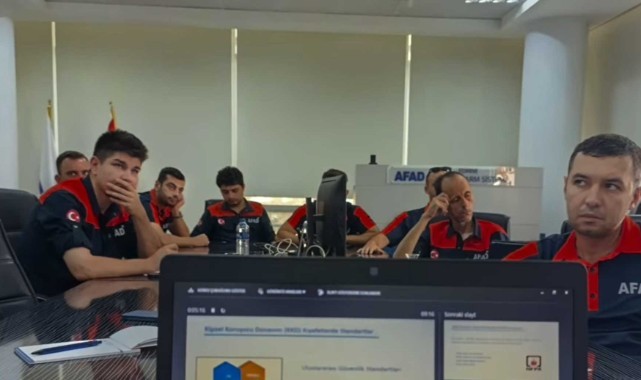 AFAD personeline KBRN ve şüpheli posta eğitimi