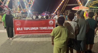 Edirne’de çocukların yüzü lunaparkta güldü