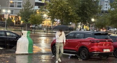 Edirne'de sağanak etkili oldu