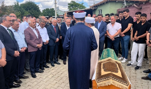 Edirneli Vali Baruş'un babasına son görev