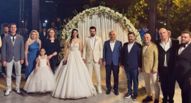 Göksucan ve Göksu, düğün töreni ile dünyaevine girdi