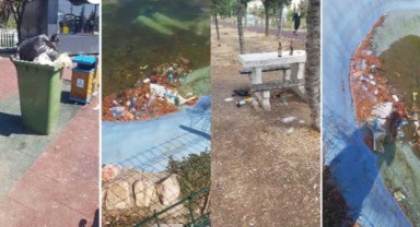 Gölet Parkı’nda kirlilik tepkisi: “Belediye görmüyor, duymuyor!”