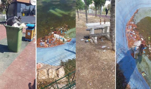 Gölet Parkı’nda kirlilik tepkisi: “Belediye görmüyor, duymuyor!”