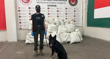 Kapıkule’de 245 kilo esrar ele geçirildi