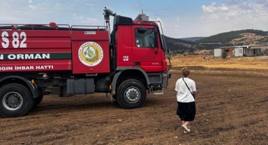 Keşan’daki orman yangını nedeniyle 13 hektarlık alan zarar gördü