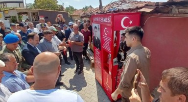 Küplü’de şehit çeşmesi açıldı