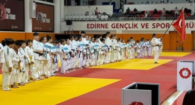 Uluslararası judo turnuvasına Edirne ev sahipliği yaptı