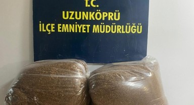 120 kilogram kaçak tütün ele geçirildi