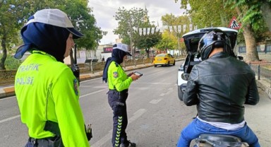 Motosikletli sürücülere yönelik denetim