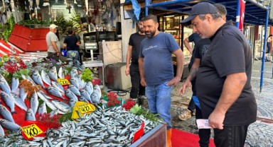 Sezonun ilk balıkları tezgahlarda yerini aldı