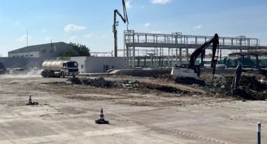 Yeni tren garı için temel hazırlanıyor