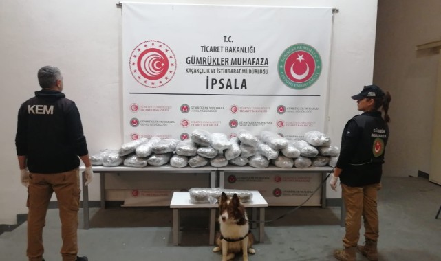 524 kilo uyuşturucu ele geçirildi