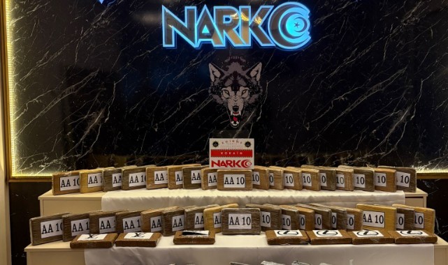 68 kilo 650 gram kokain ele geçirildi