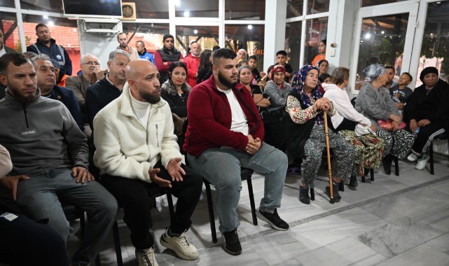 Ayhan, Çavuşbey Mahallesi'nde vatandaşlarla bir araya geldi