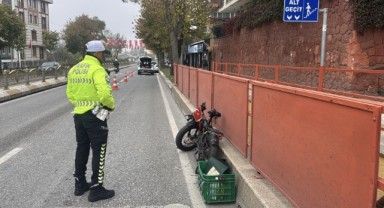 Bisiklet sürücüsü yaralandı