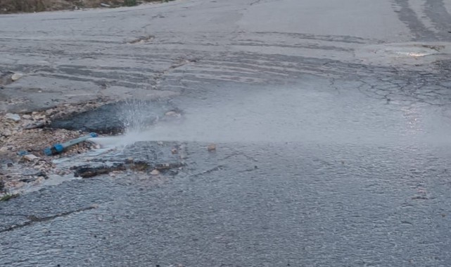 Edirne’de su patlağı: Mahalle sakinlerinden çağrı