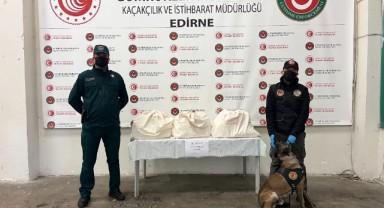 Kapıkule’de kamyonette 36 kilo kokain yakalandı