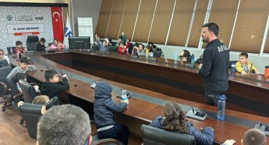 Miniklerden AFAD ziyareti