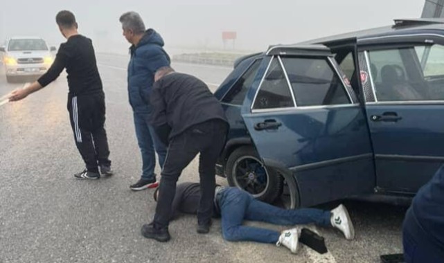Sisli hava kazayı getirdi,