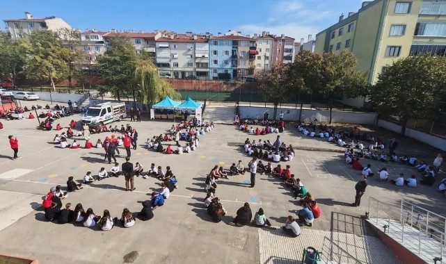 Tatbikatta gerçek zamanlı tahliye