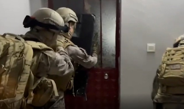 116 personelle eş zamanlı operasyon: 8 şüpheli yakalandı
