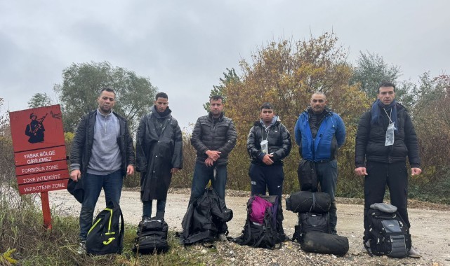 32 düzensiz göçmen yakalandı
