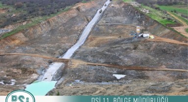 Çömlekköy BarajI çalışmalarına yakından takip