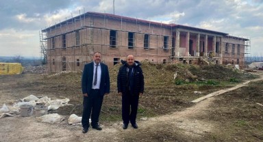 Dini ihtisas merkezi'nin ek hizmet binasında yenileme çalışmaları sürüyor