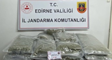 Edirne’de 10 ayda 6 tondan fazla uyuşturucu yakalandı