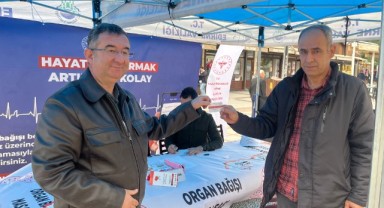 Edirne’de Organ Bağışı Haftası kapsamında bilgilendirme yapıldı